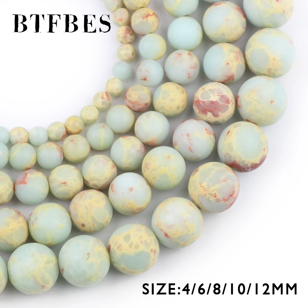 BTFBES AAA матовый натуральный Змеиный камень Бусины круглые свободные бусины 4 6 8 10 12