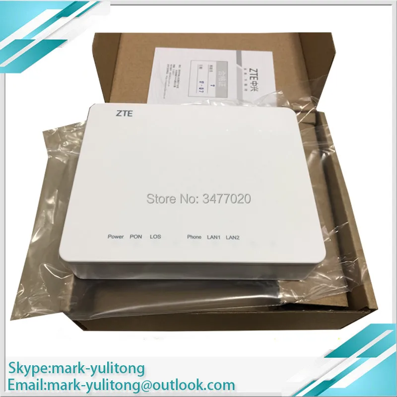Новая оптоволоконная сеть ZTE F612 ZXA10 GPON onu ont UN с 2 портами Ethernet 1|Оптоволоконное