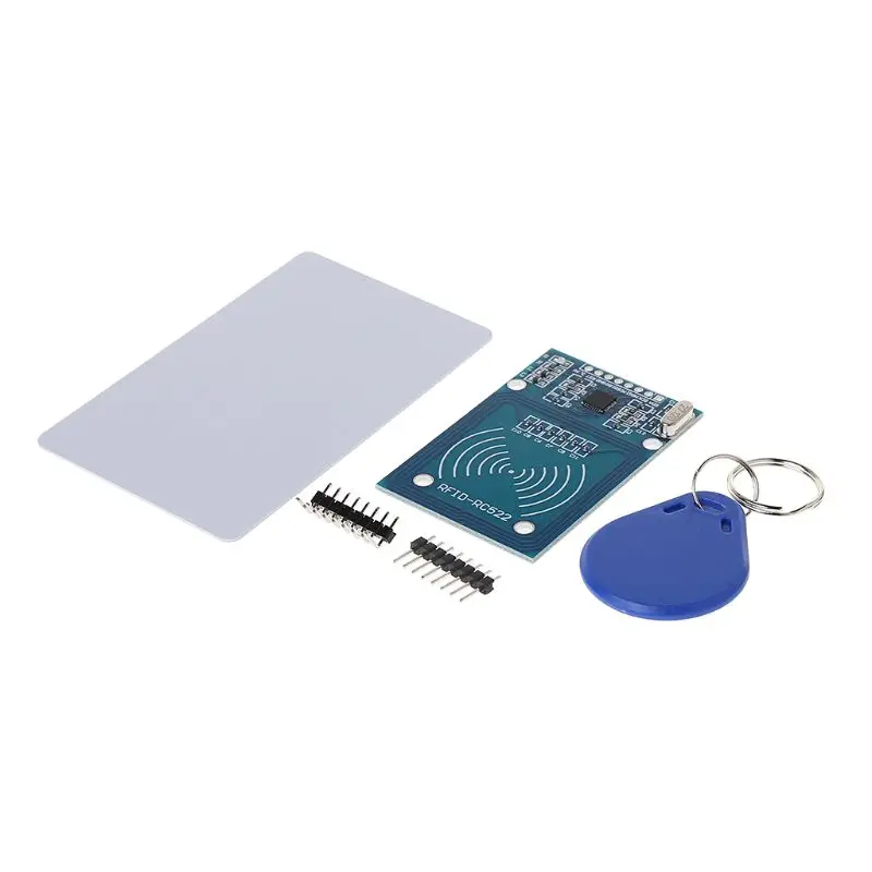 Бесплатная доставка комплекта RFID Kit RC522 Reader Chip Card NFC Sensor Module Key Ring.