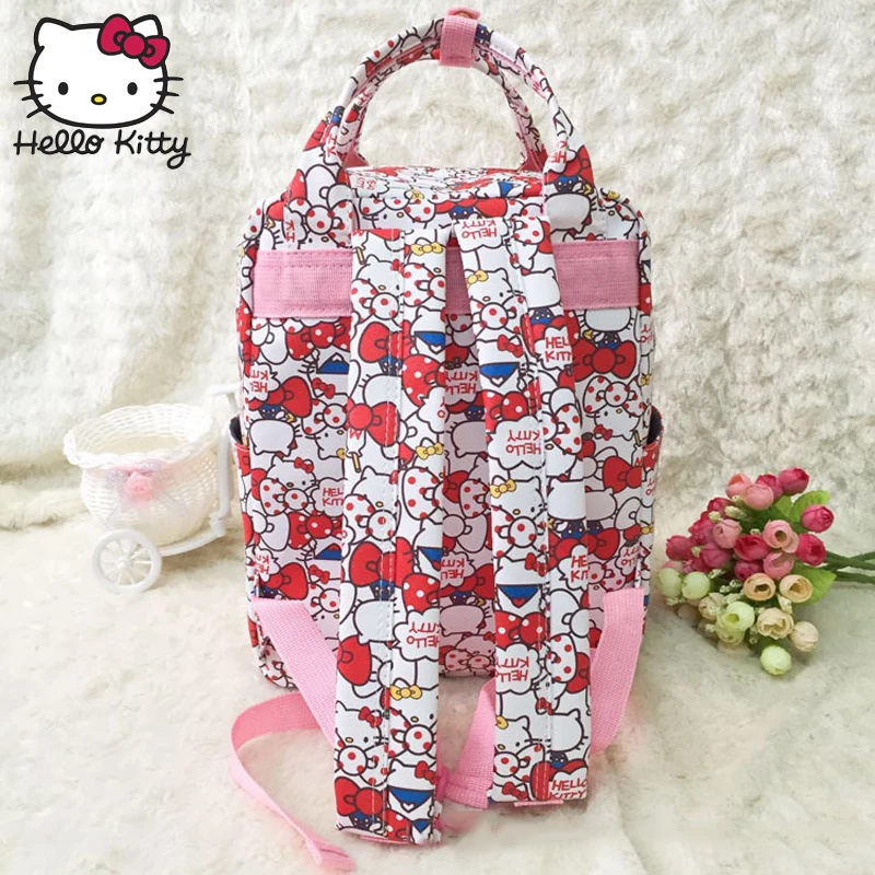 Милая мультяшная сумка hello kitty, модная женская сумка на одно плечо из искусственной кожи, милый школьный рюкзак для девочек, плюшевый рюкзак на плечо