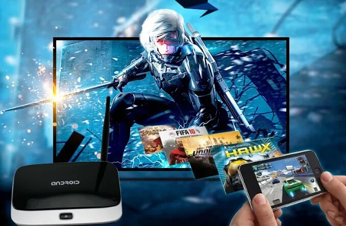 Q7/CS918 Android 4.4 TV Box RK3188 Quad Core 2GB+8GB RJ-45 WiFi XBMC Smart Media Player with Remote Controller android tv box |