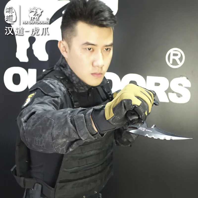 HX D2 стальной нож karambit высокой твердости в стиле игры &quotcounter strike&quot ganzo real ножи для