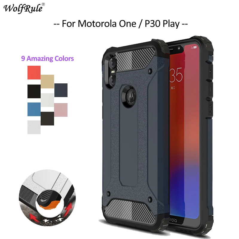 Чехол для Motorola One защитный чехол из ТПУ и поликарбоната Moto P30 Play 5 9'' | Мобильные