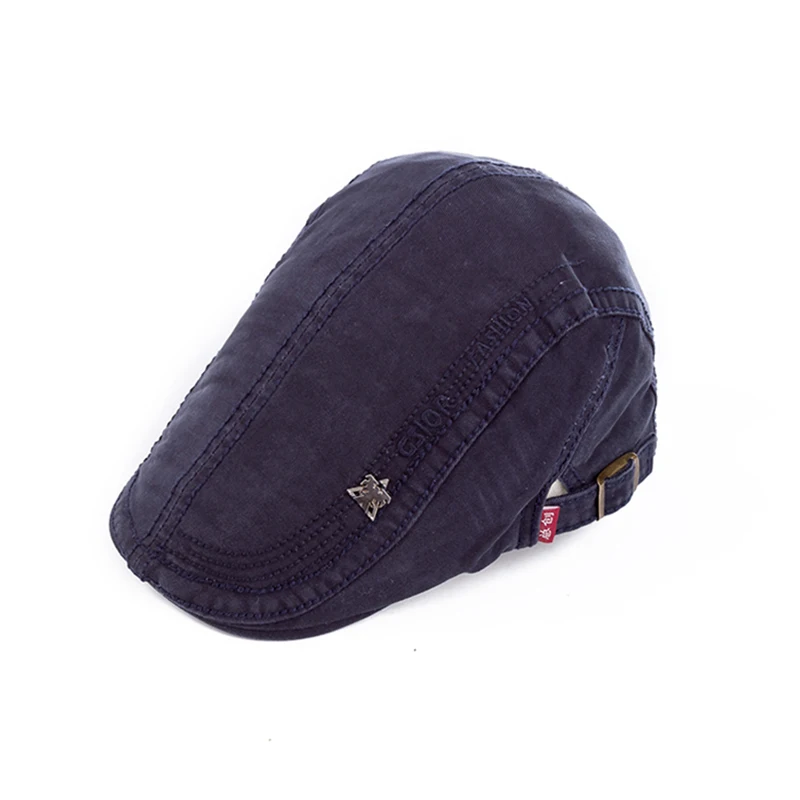 British retro caps Men Berets Cotton Hats Adjustable Casual Visors Peaked cap Gorras Planas bone Flat Caps Men's Berets boina