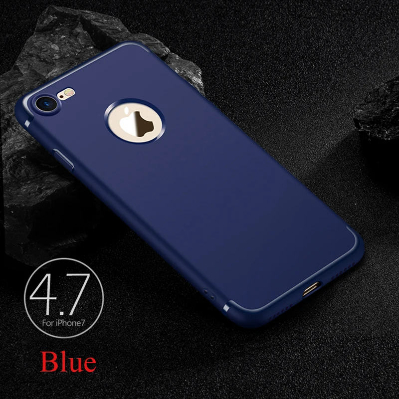 Baixin для iPhone 6 6s 7 plus Чехлы мягкие из кожи TPU силиконовый чехол телефона полное