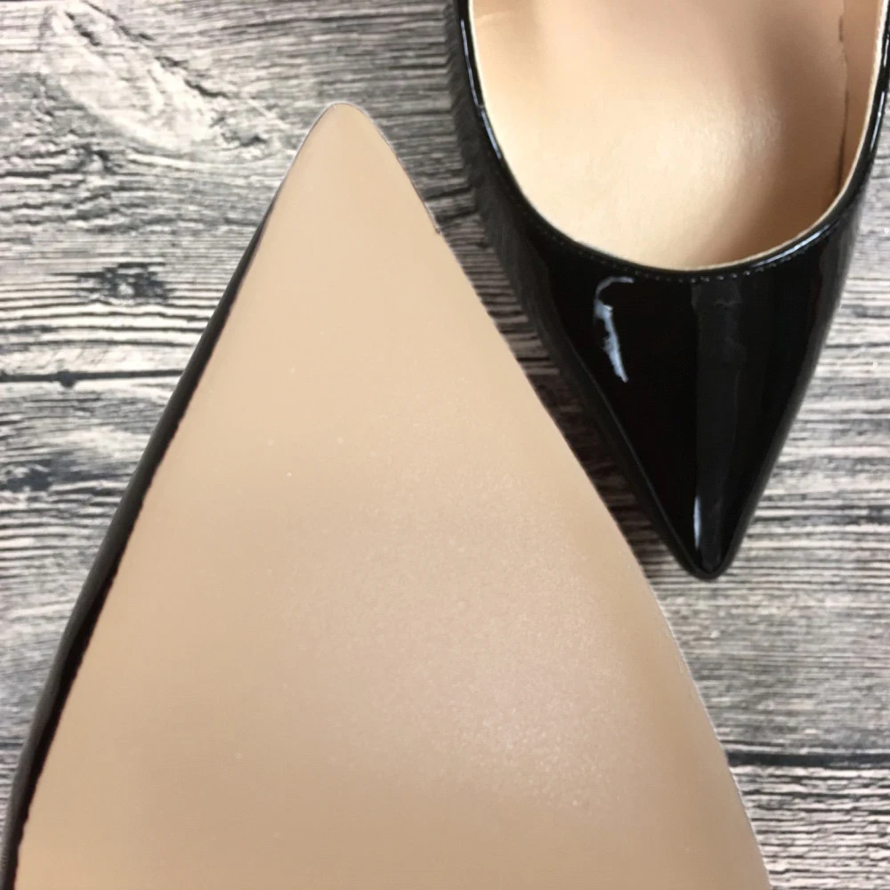 Новинка женские черные туфли на высоком каблуке Эксклюзивная Брендовая обувь из