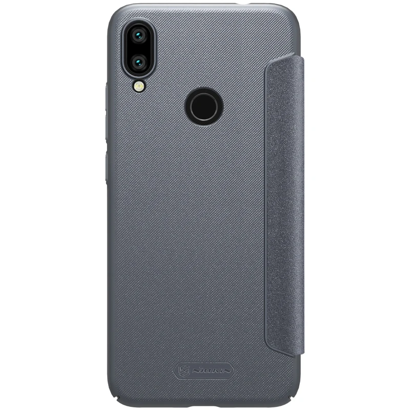 Матовый кожаный чехол-книжка для xiaomi redmi note 7 NILLKIN блестящий чехол-накладка