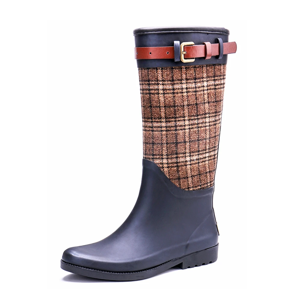 TONGPU женские длинные резиновые сапоги 242 543|designer rain boots|fashion bootsrain boots |