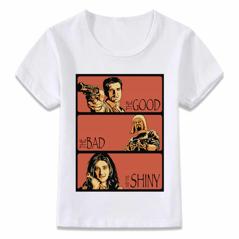 Детская одежда футболка Serenity Экипаж пространства Sci-fi в ковбойском стиле С