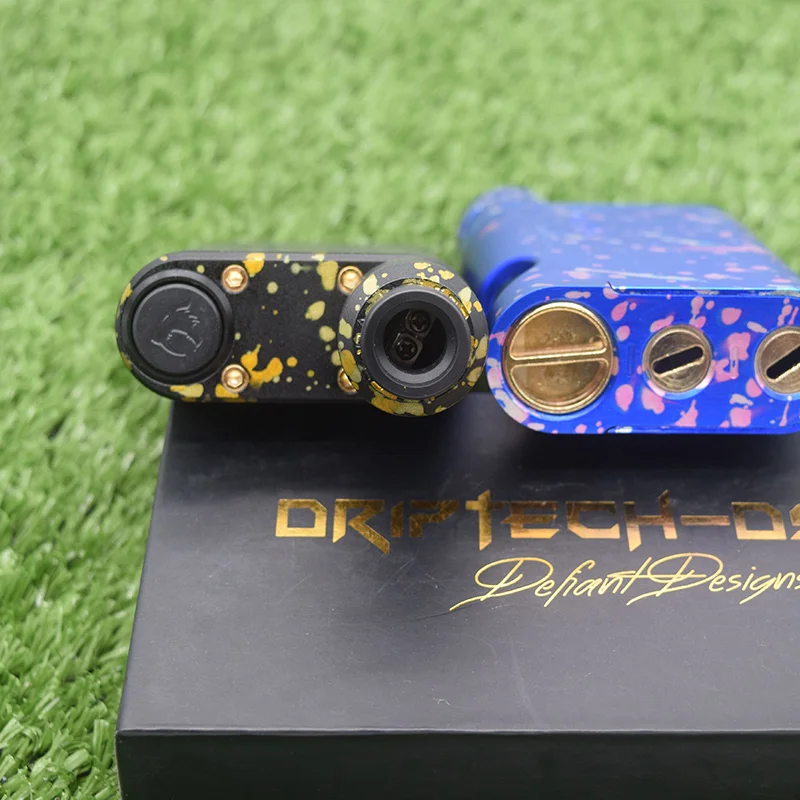 528 Custom goon Driptech DS BF box kit 2*18650 батареи параллельно алюминия 2*10 мл испаритель мод