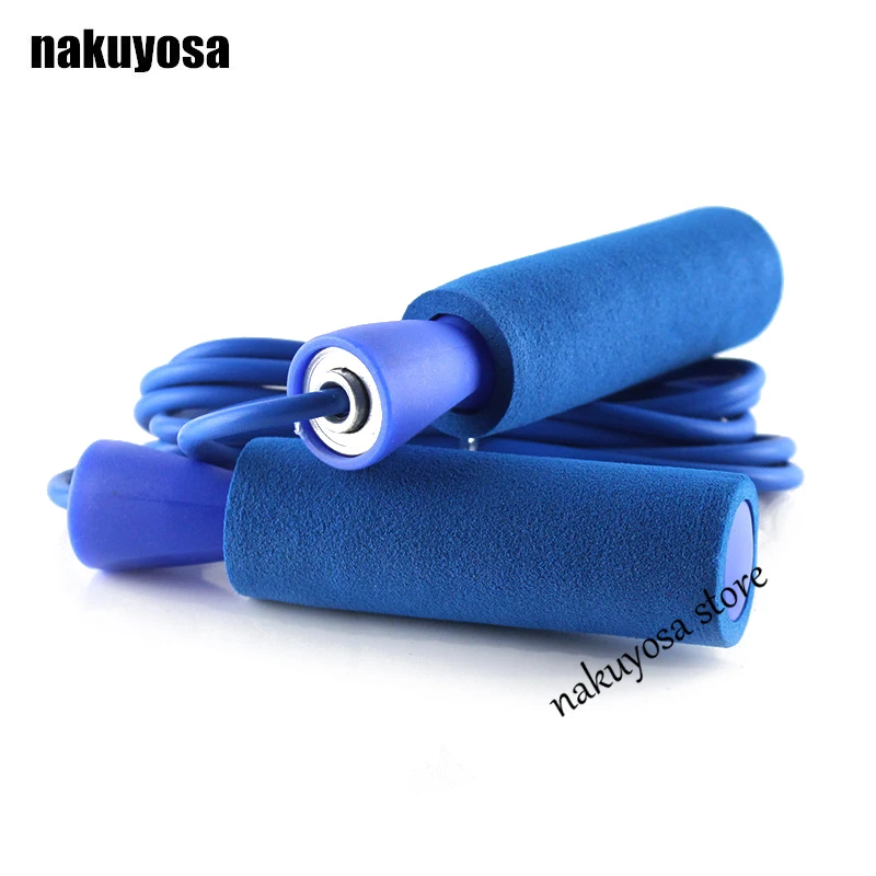 3 м ПВХ + губка скоростной Скакалка настраиваемый для тренажерного зала похудение