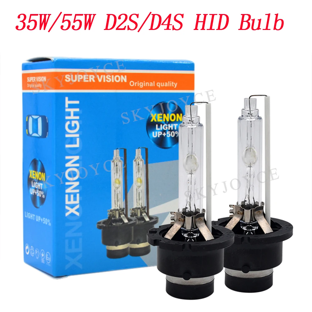 SKYJOYCE оптовая продажа 12 в 35 Вт D2S HID 6000 К 4300 лампа 55 D4S 5000 8000 для автомобильных фар D4R