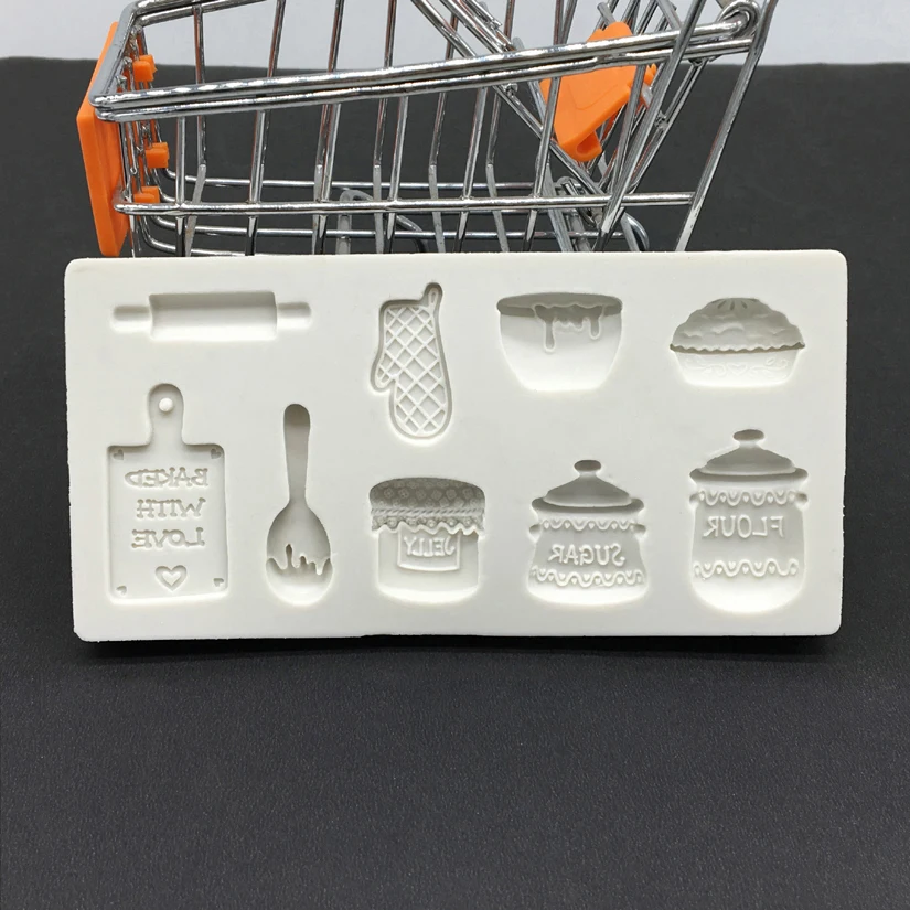 

Bakeware Tools Shape Silicone Sugarcraft Mould Fondant Cake Decorating Tools