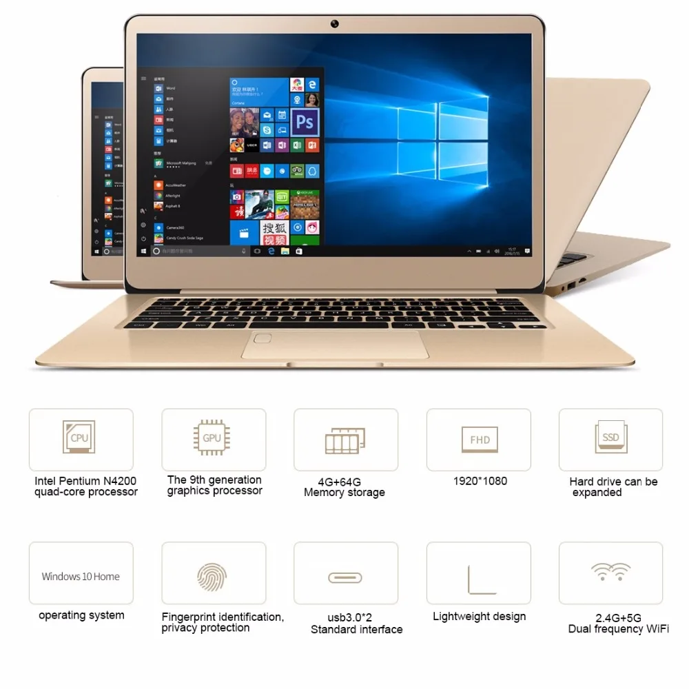 ONDA Xiaoma 31 ноутбук экран 13 3 дюймов 4 Гб ОЗУ 64 ПЗУ Windows 10 четырёхъядерный|laptop 13.3|laptop