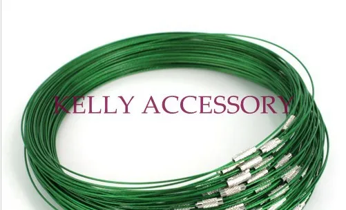 Ожерелье-чокер из стальной проволоки с застежкой 18 дюймов 100 шт. | Украшения и