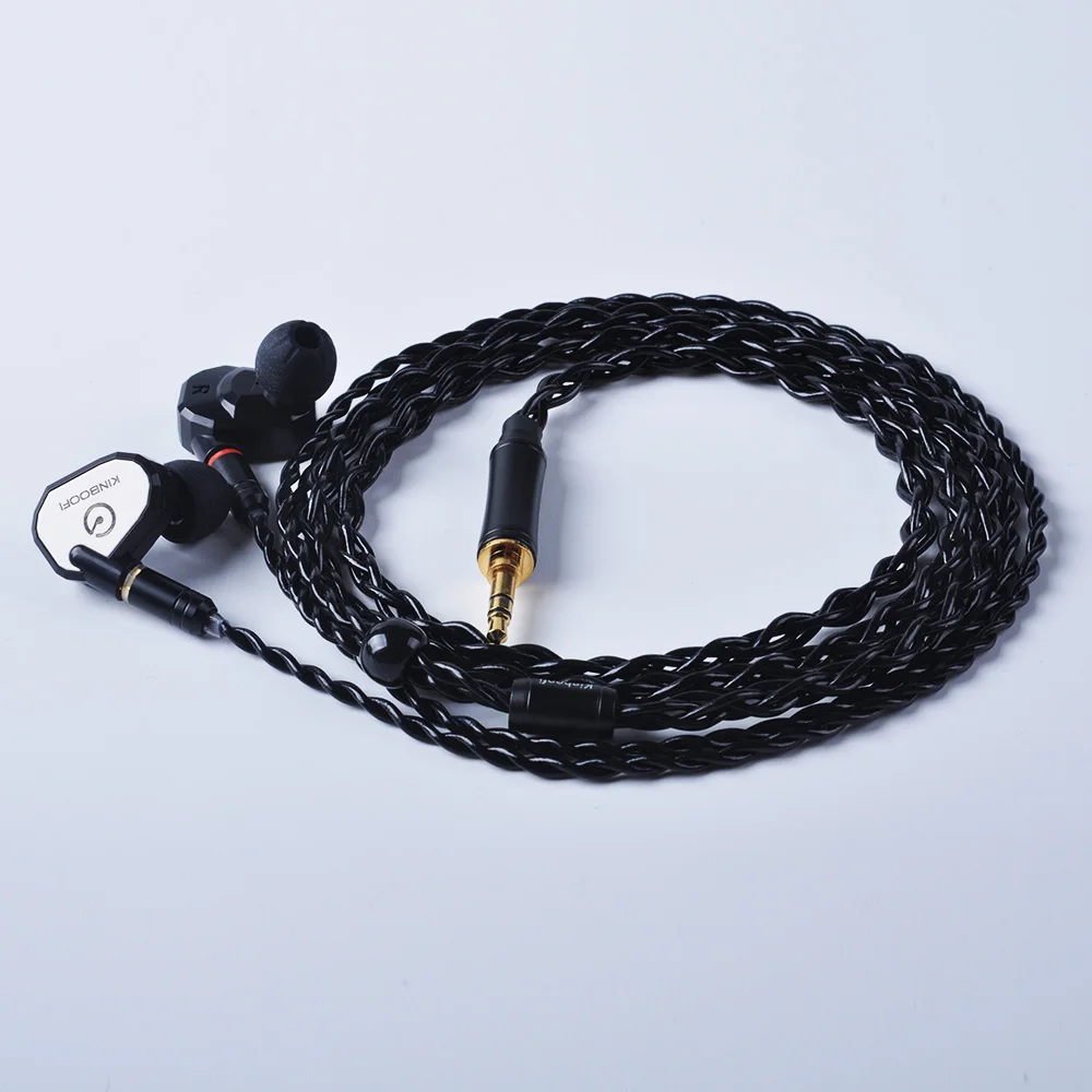 AK New KINBOOFI MK3 1DD + 2BA Гибридный Драйвер в ухо наушники HIFI монитор Металл Бег