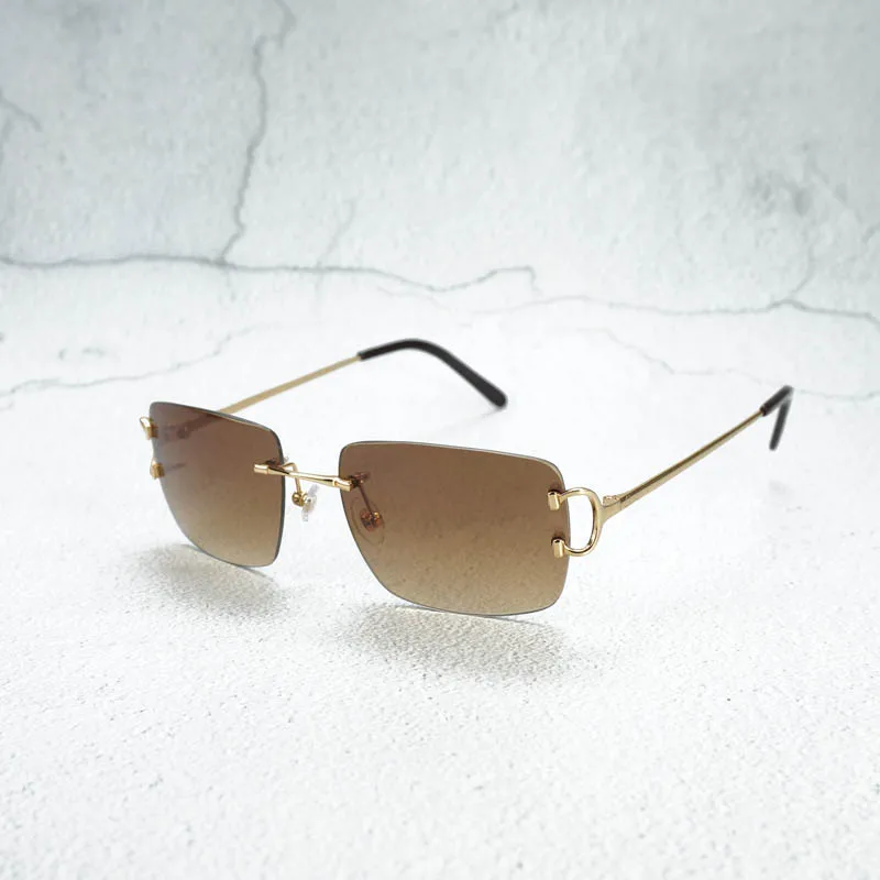 Винтажные квадратные с образные солнцезащитные очки для мужчин металлическая