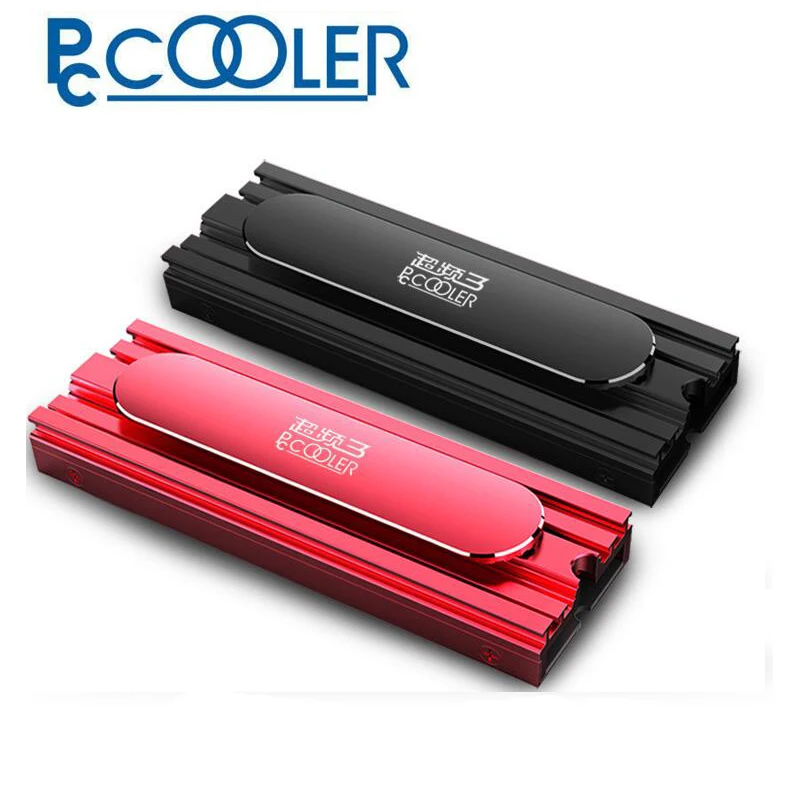 Охлаждающий радиатор PCCOOLER алюминиевый M.2 тепловые прокладки для жесткого диска