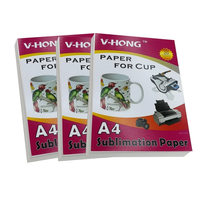 Best A4 حجم طابعة نافثة للحبر 8.26x11.692 بوصة الحرارة التسامي البوليستر فراغ كوب سيراميك الطباعة الحجرية الزجاج حقيبة نقل الورق