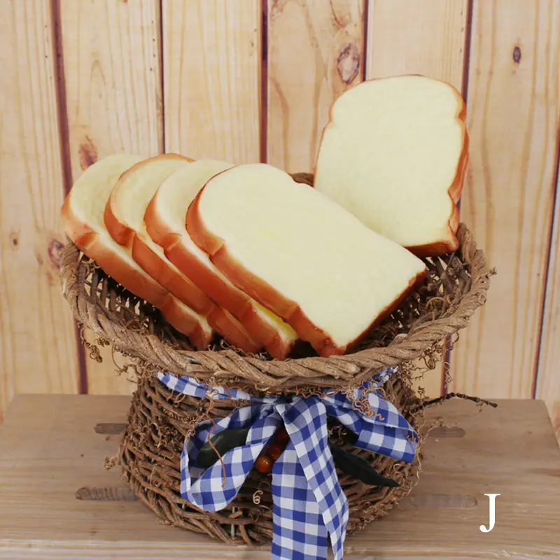 J Детская кухня игрушка пончики имитационный хлеб модель Искусственные Поддельные Украшения в виде хлеба торт хлебобулочные ремесло мягкие смешанные тосты - Цвет: J