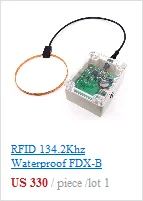 ISO11784/85 FDX-B 134,2 Khz EM ID Card 125Khz Rfid считыватель бирок для животных