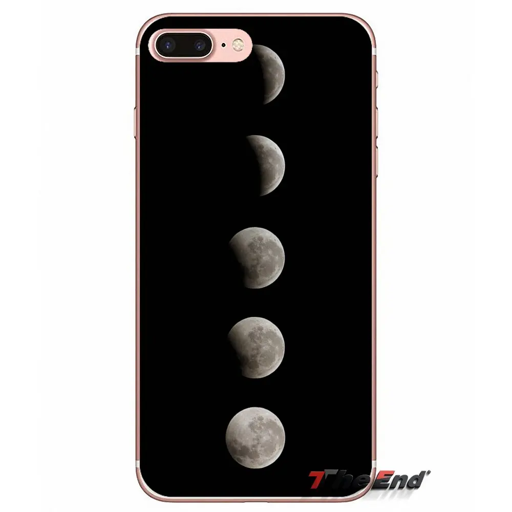 Мягкий ТПУ чехол для Sony Xperia Z Z1 Z2 Z3 Z5 compact M2 M4 M5 E3 T3 XA Aqua LG G4 G5 G3 G2 Mini Moon Phases Night Pattern|tpu