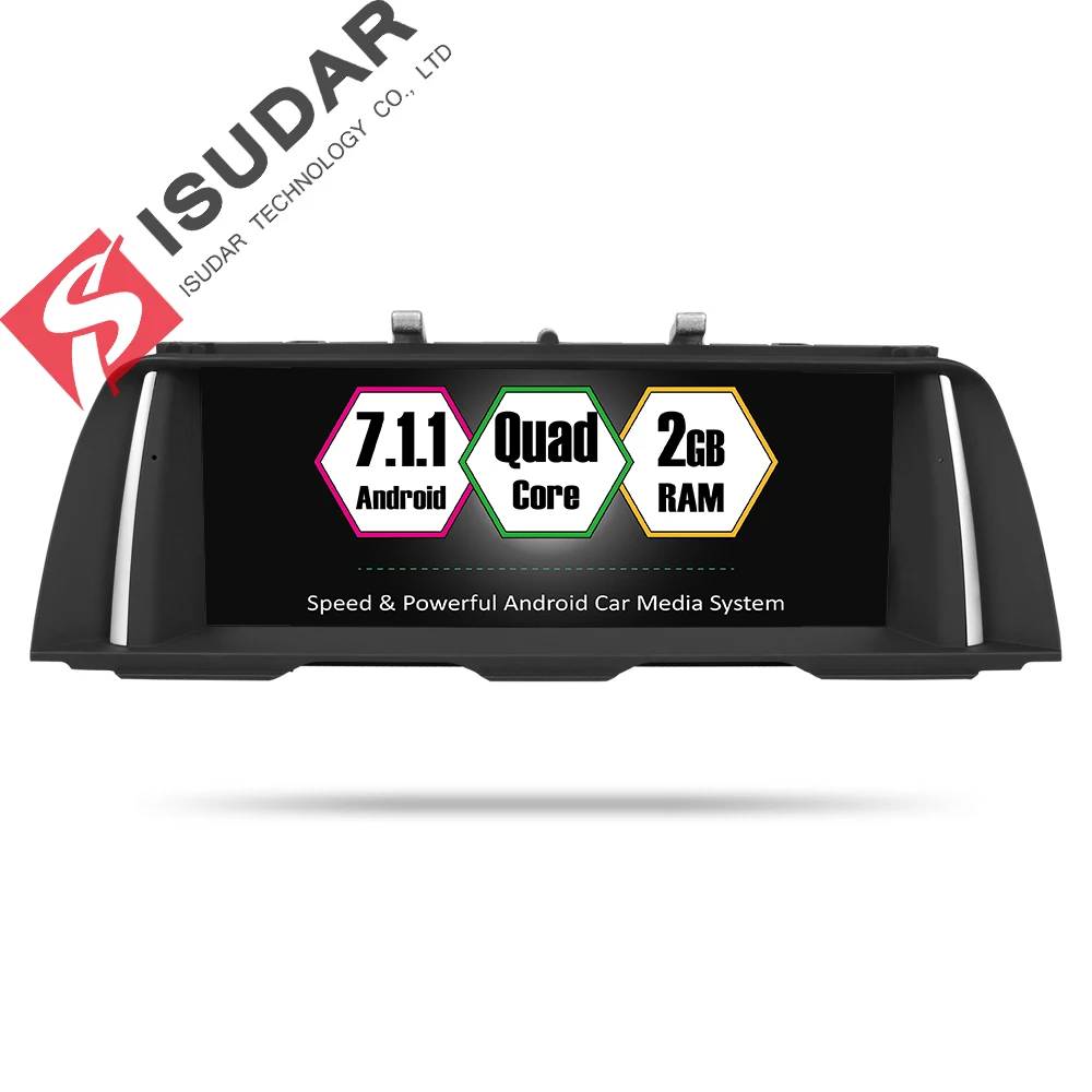 Isudar Автомагнитола на Android 7.1.1 для Автомобилей BMW 5 Серий F10/F11/520 (2011-2016) Для CIC/NBT 10.25