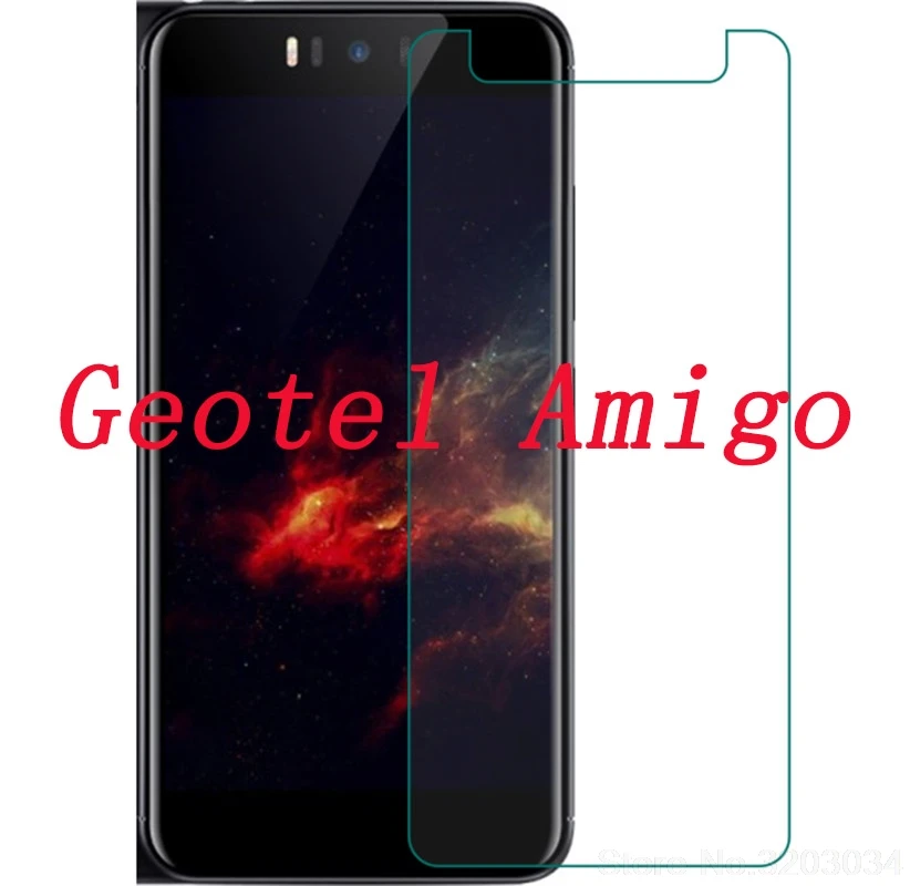 Новое защитное стекло для телефона Geotel Amigo закаленное смартфона фронтальный