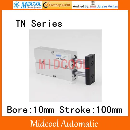 

Double shaft cylinder TN10-100 bore 10mm stroke 100mm double rod cylinde