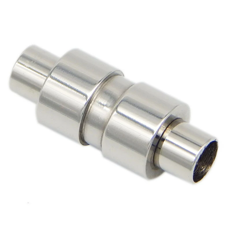 

Магнитные застежки из нержавеющей стали, 2 шт./лот, подходят для круглых кожаных шнуров 3/4/5/6 мм, «сделай сам», ожерелий, браслетов, соединител...