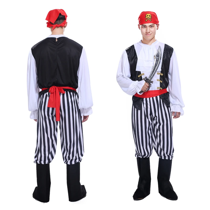 Маскарадный костюм на Хэллоуин для взрослых пиратский капитан Джек Пираты