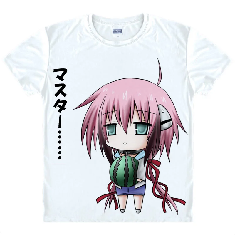 Style 1 Coolprint аниме рубашка Сора Нет футболки Otoshimono мульти-стиль короткий рукав небеса Lost свойства Ikaros Косплей Motivs рубашки - Цвет: Style 1