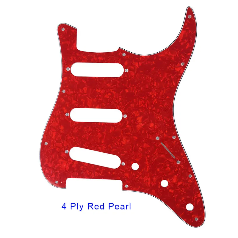 Pleroo гитарные части Strat guitar ra накладки с 11 винтами для Fender 62 'Stratocaster стандарт SSS ST гитарные царапины пластины