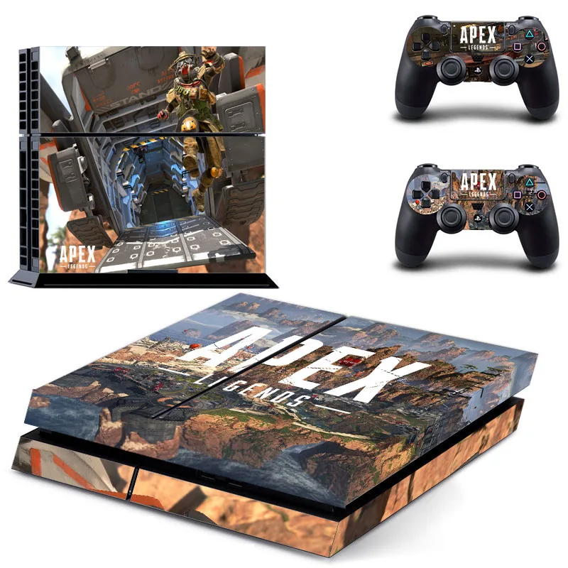 Для Apex Legends для PS4 Виниловая наклейка для sony Playstation 4 контроллер крышка консоли и 2 контроллера наклейка на джойстик