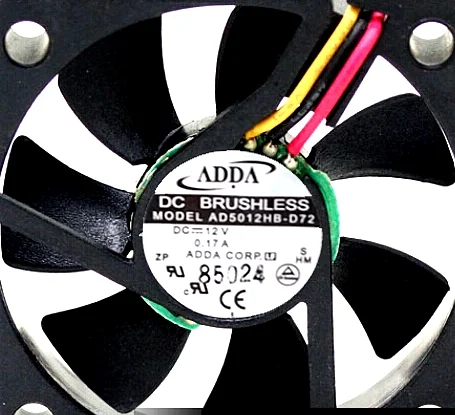 AD5012HB-D72 5010 12V 0.17A 5 см