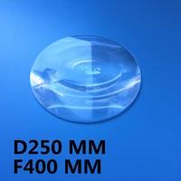 5 pcs support dropping focal length fresnel lens focal length 400 mm diameter 250 mm screw condenser lens stage lighting lens