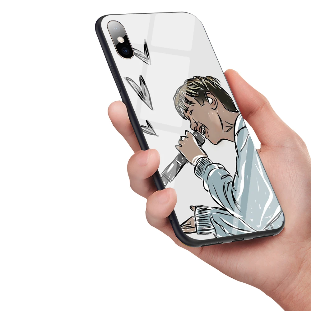 Lavaza норвежские Близнецы Маркус & Мартинус закаленное стекло ТПУ чехол для iPhone 6 6S 7