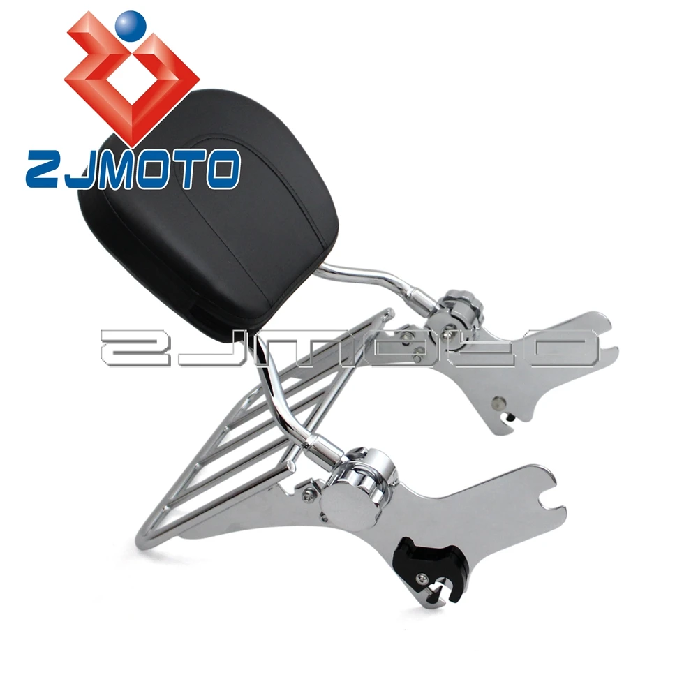 Регулируемая спинка для мотоцикла Sissybar багажная стойка Harley Road King FLHT FLHX FLTR Street Glide