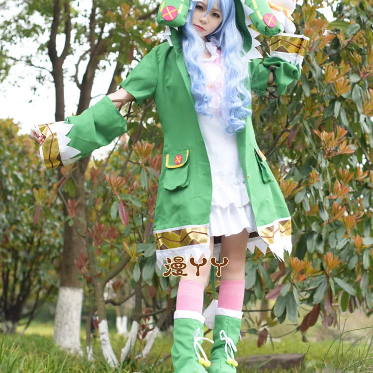 Yoshino Cos Hot DATE A LIVE Аниме косплей костюмы с изображением эльфа женский костюм для