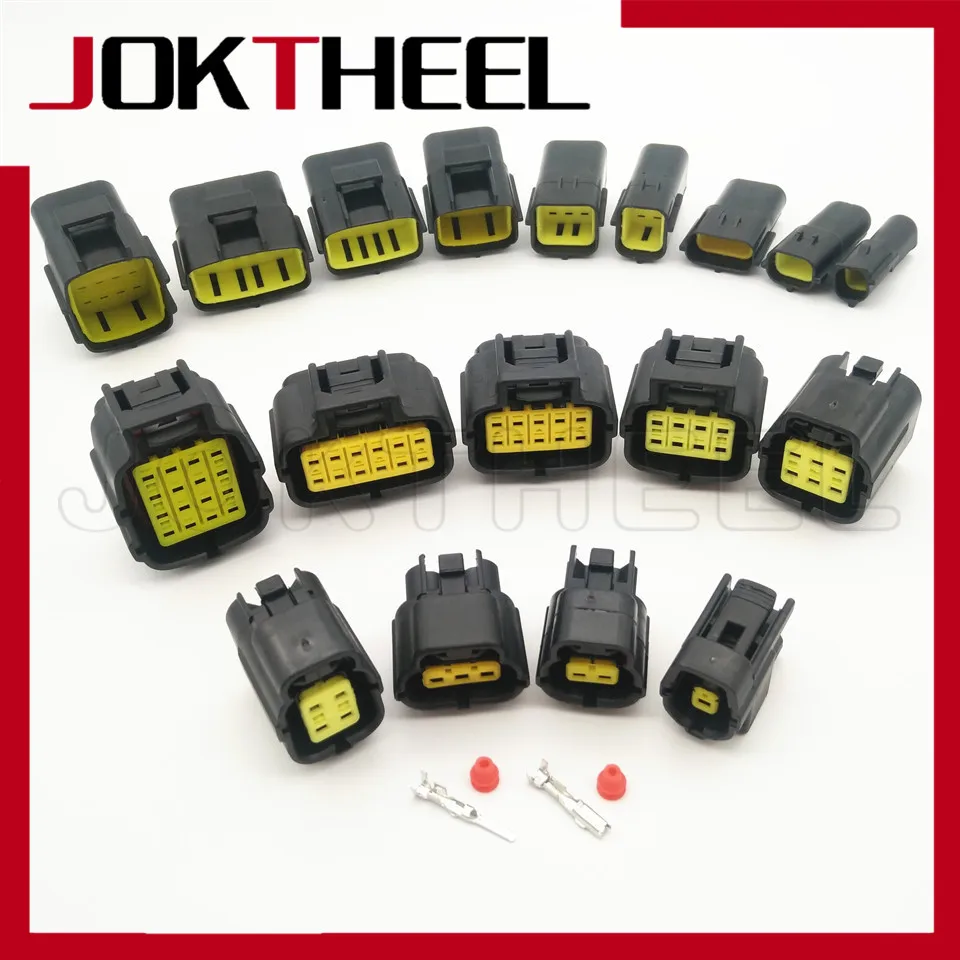5 комплектов Denso Серия 1/2/3/4/6/8/10/12/16 Pin way Мужской Женский водонепроницаемый