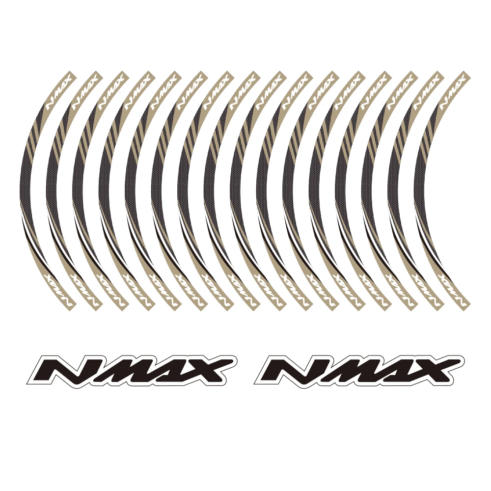 KODASKIN 2D колесико принтера обод эмблема наклейка для Yamaha NMAX NMAX125 NMAX155
