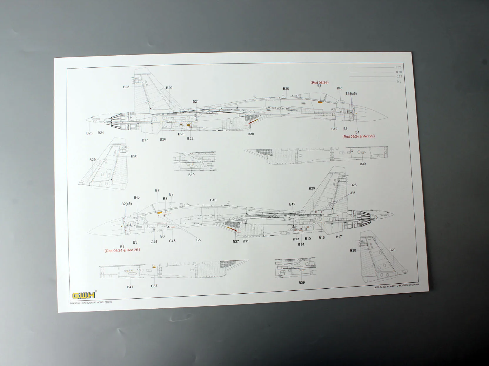 1/48 русский Su-35s многоцелевой истребитель в сборе модель L4820