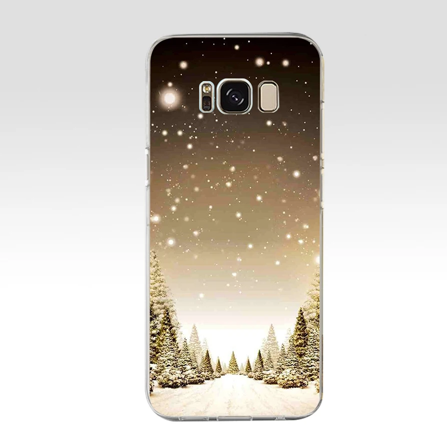 3 145 Z счастливый Рождественский из ТПУ Мягкий силиконовый чехол для samsung Galaxy s6 s7 edge S9 S8 S10 Plus чехол для телефона Capa Capinha - Цвет: 3