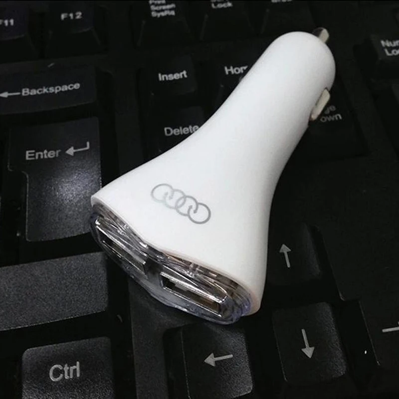 Лучший мини двойной Переходник USB для зарядки в машине Быстрая зарядка 12В 24В Android