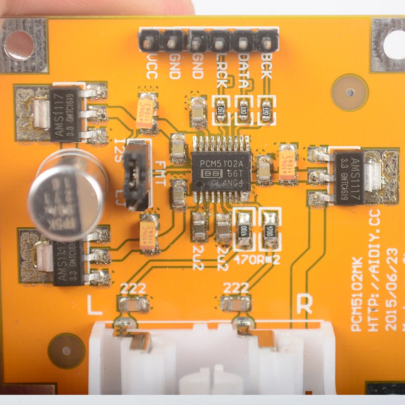 

1PCS PCM5102 / PCM5102A DAC decoder I2S raspberry red core player