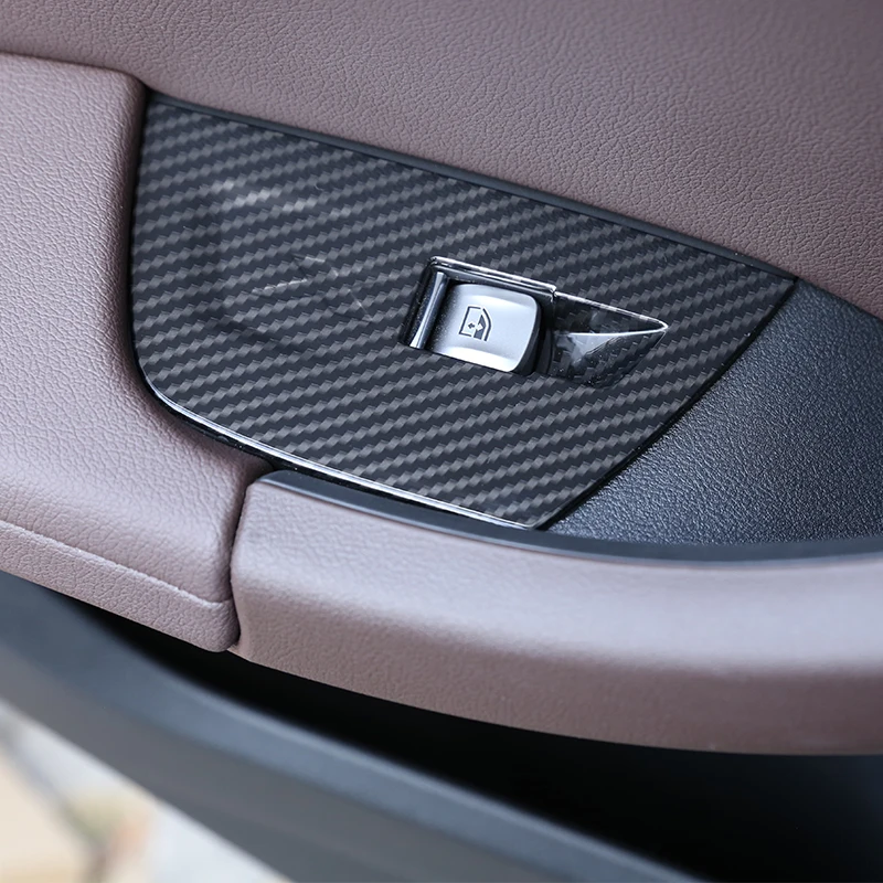 4 шт. для BMW X3 G01 2018 2019 углеродное волокно стиль ABS окно Лифт украшение рамка Крышка