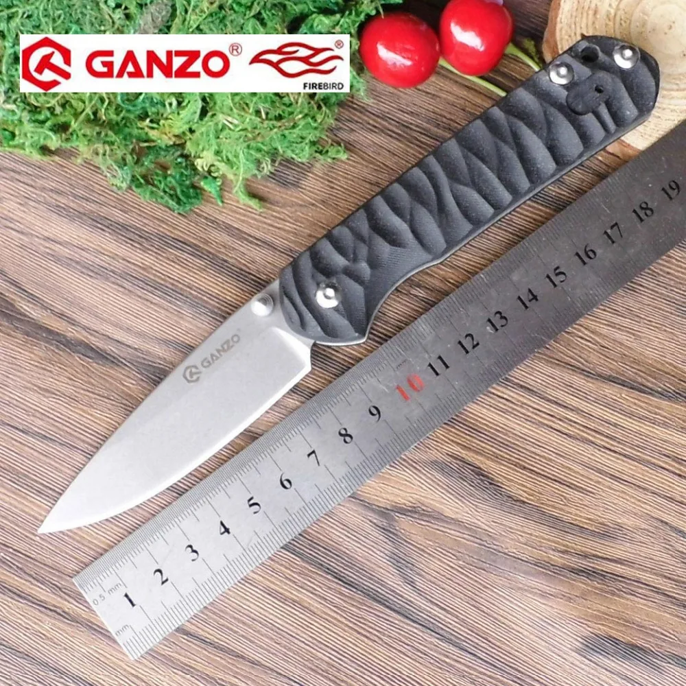 58 60HRC Ganzo G717 440C лезвие G10 ручка для повседневного использования складной нож