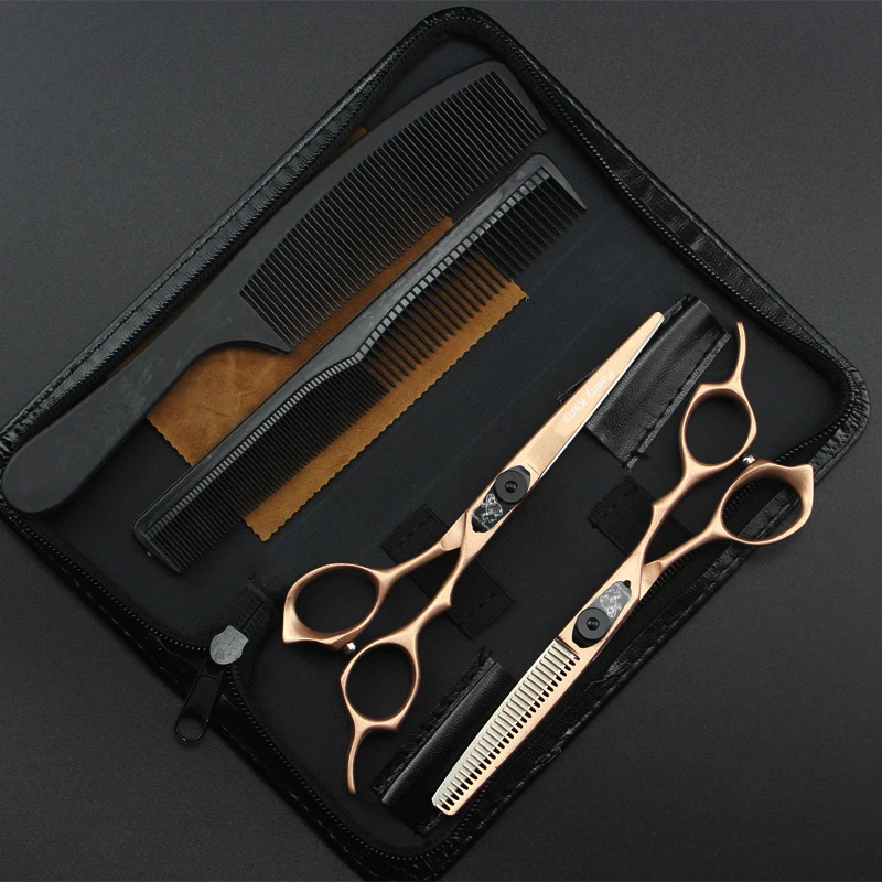 Набор профессиональных парикмахерских ножниц для ухода за волосами 6