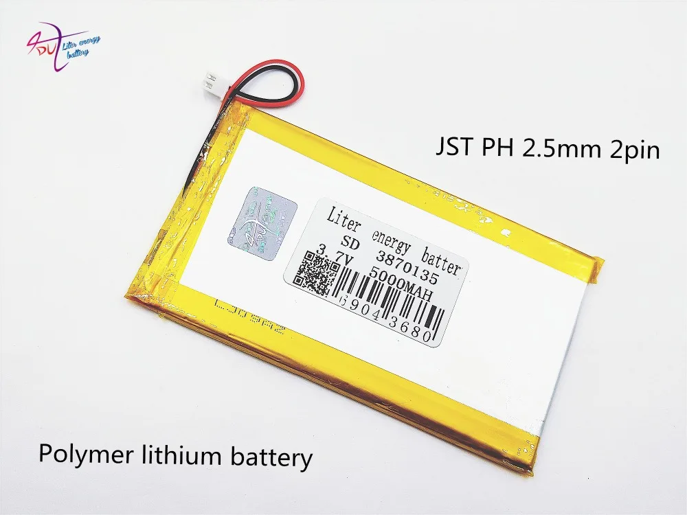XHR 2P 2 54 3 7 в 3870135 4070135 Специальное предложение 5000 мА литий полимерная батарея