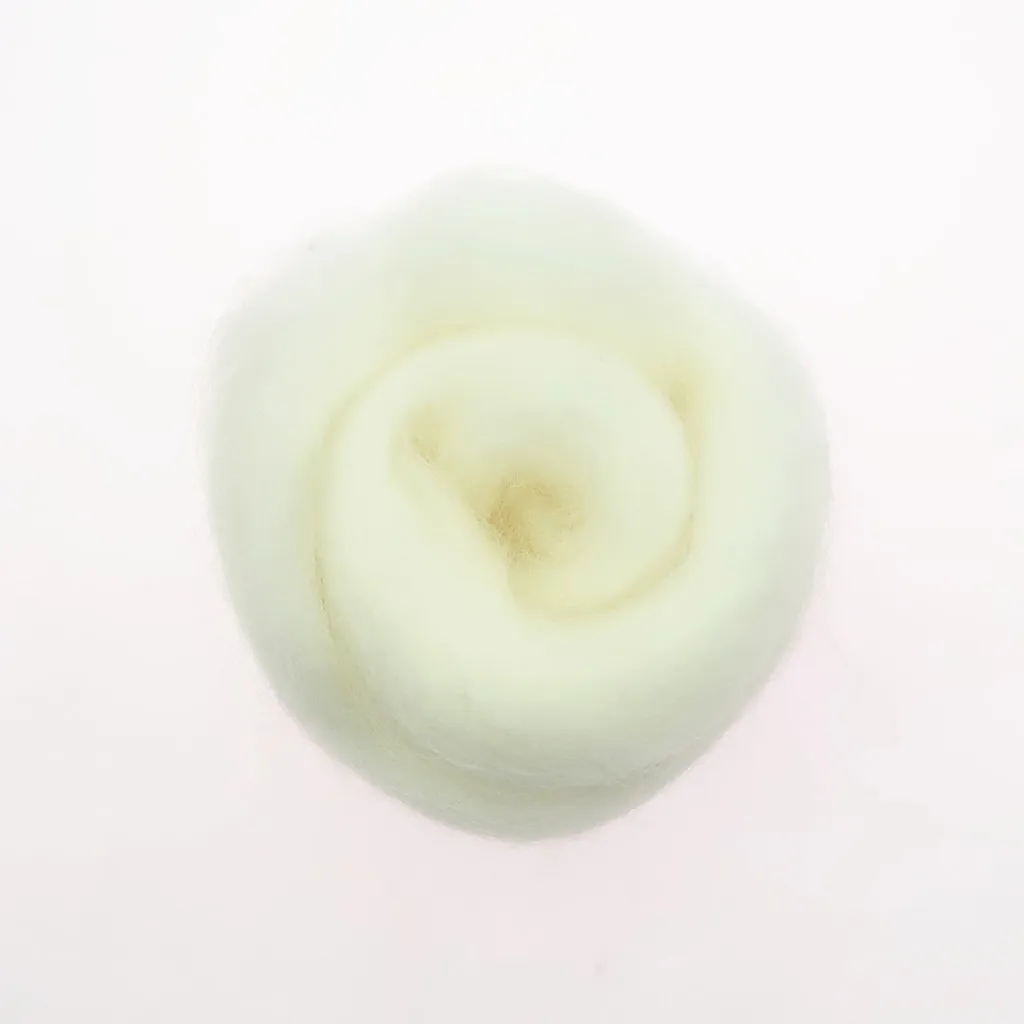 50/100g/ Basic Color Series Wool Fibre Flower Animal Wool Felting Handmade Spinning DIY Craft Materials Tool Felt Felt Fabric